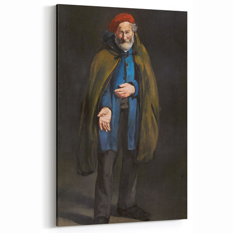 Modern Wall Art: The Beggar - Classic Portrait with Modern Appeal