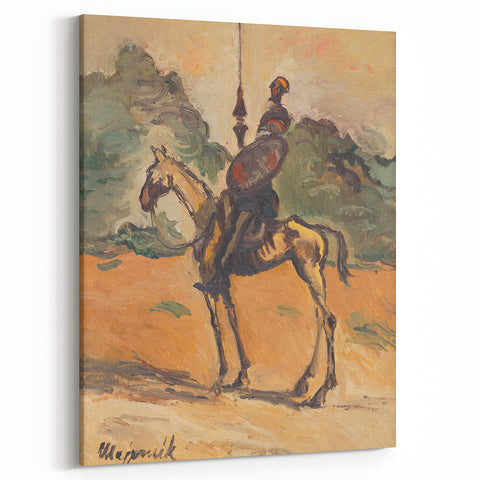 Modern Wall Art: Don Quixote - Timeless Abstract Equestrian Print