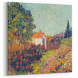 Van Gogh Art Prints - Vibrant Garden with Cottage