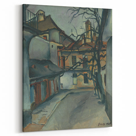 Modern Wall Art: Old Košice - Moody Architectural Landscape Print