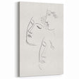 Modern Wall Art: Minimalist Sketch of Women - Elegant Line Drawing