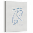 Modern Wall Art – Abstract Minimalist Design on Stretched Canvas