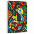 Contemporary Art Prints – Abstract Colorful Shapes on Stretched Canvas