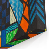 Contemporary Art Prints – Abstract Colorful Shapes on Stretched Canvas