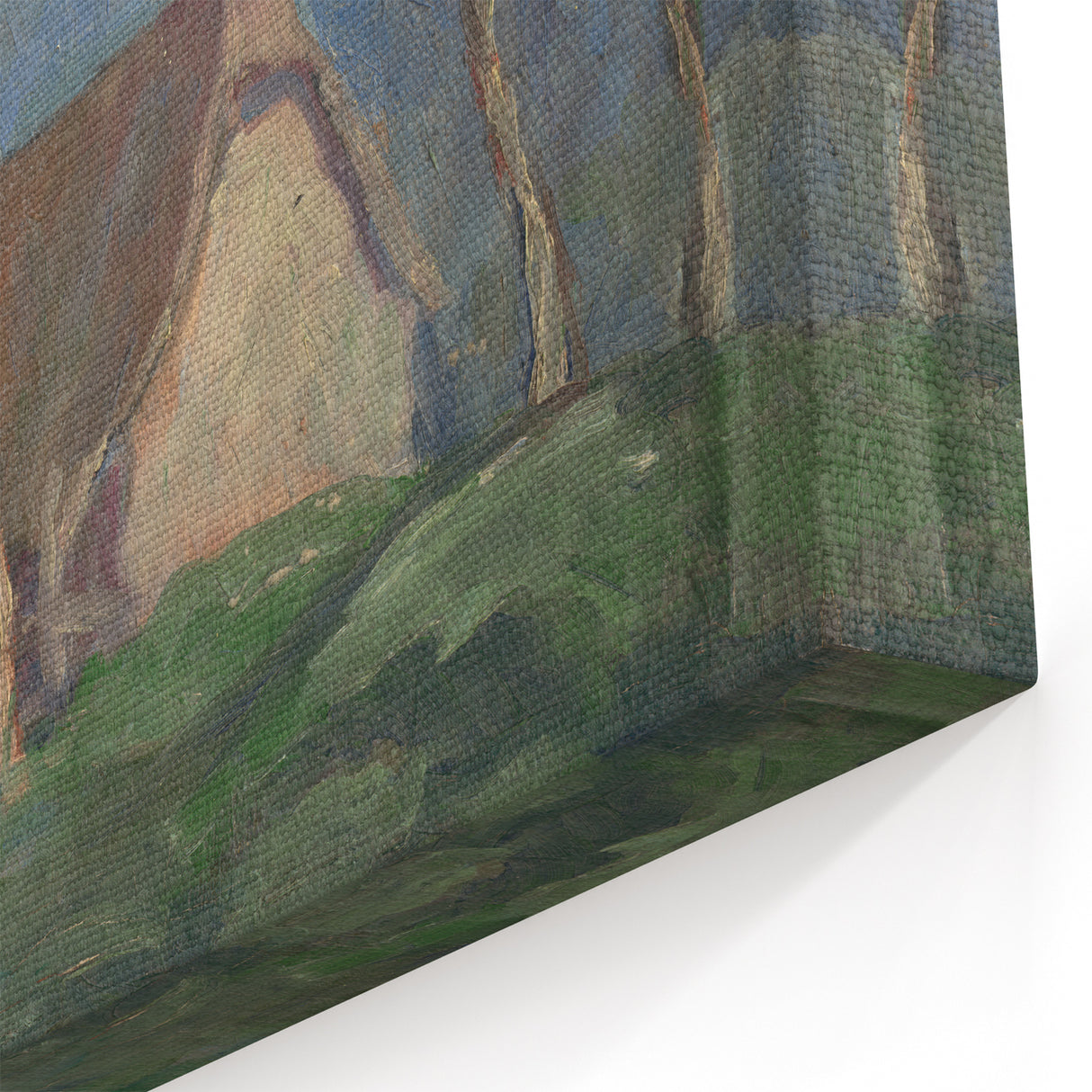 Modern Wall Art - Tranquil Forest Path | Abstract Contemporary Art Print
