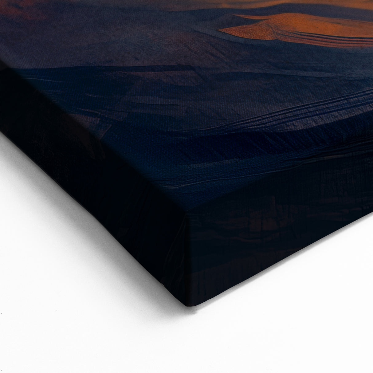 Landscape Cave Art Prints with Fiery Glow - Cave Wall Art