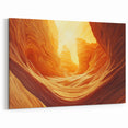 Cave Paintings Decor with Golden Light - Stunning Cave Wall Art