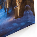 Underground Cave Photos - Illuminated Ancient Walkway Wall Art