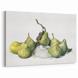 Modern Wall Art - Green Pears Still Life by Charles Demuth
