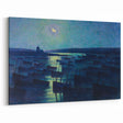 Modern Wall Art - Moonlit Boats by Maximilien Luce