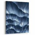 Natural Cave Pictures - Abstract Ice Waves Photography Wall Art