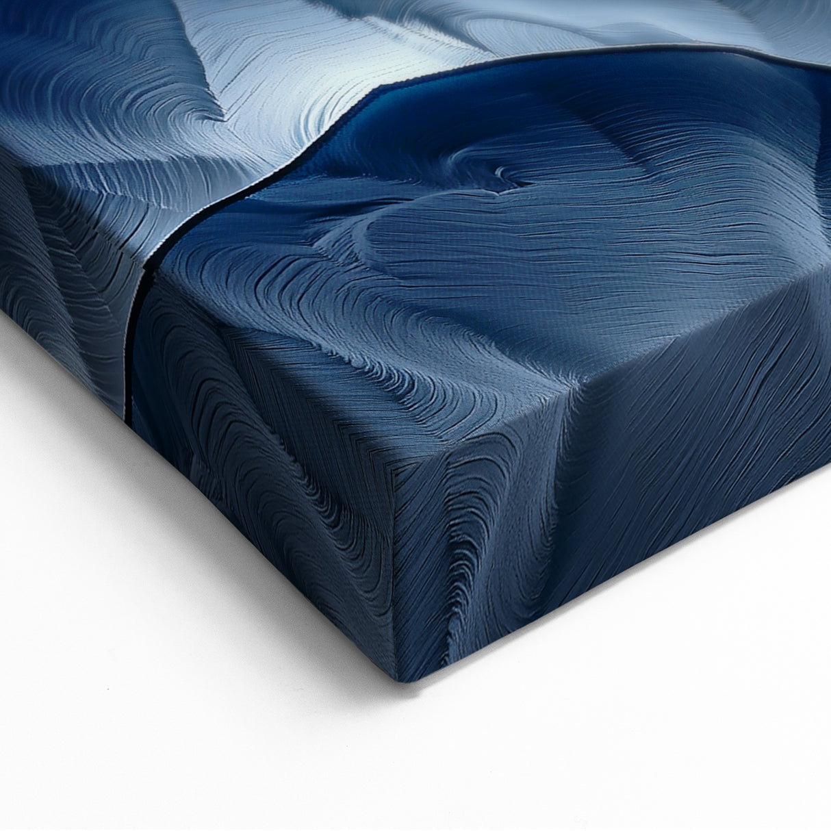 Natural Cave Pictures - Abstract Ice Waves Photography Wall Art