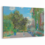 Artist's House at Argenteuil: Monet's Impressionist Garden Wall Art