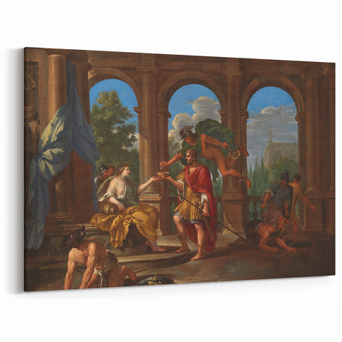 Classic Rococo Art Print – Timeless Antique Design for Home Décor