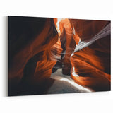 Natural Light Canyon Wall Art - Scenic Canyon Canvas Prints for Decor
