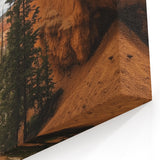 Golden Hoodoos Canyon Pathway - Majestic Nature Landscape Wall Art