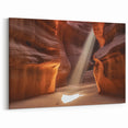 Canyon Light Beam Serenity - Peaceful Desert Landscape Wall Art