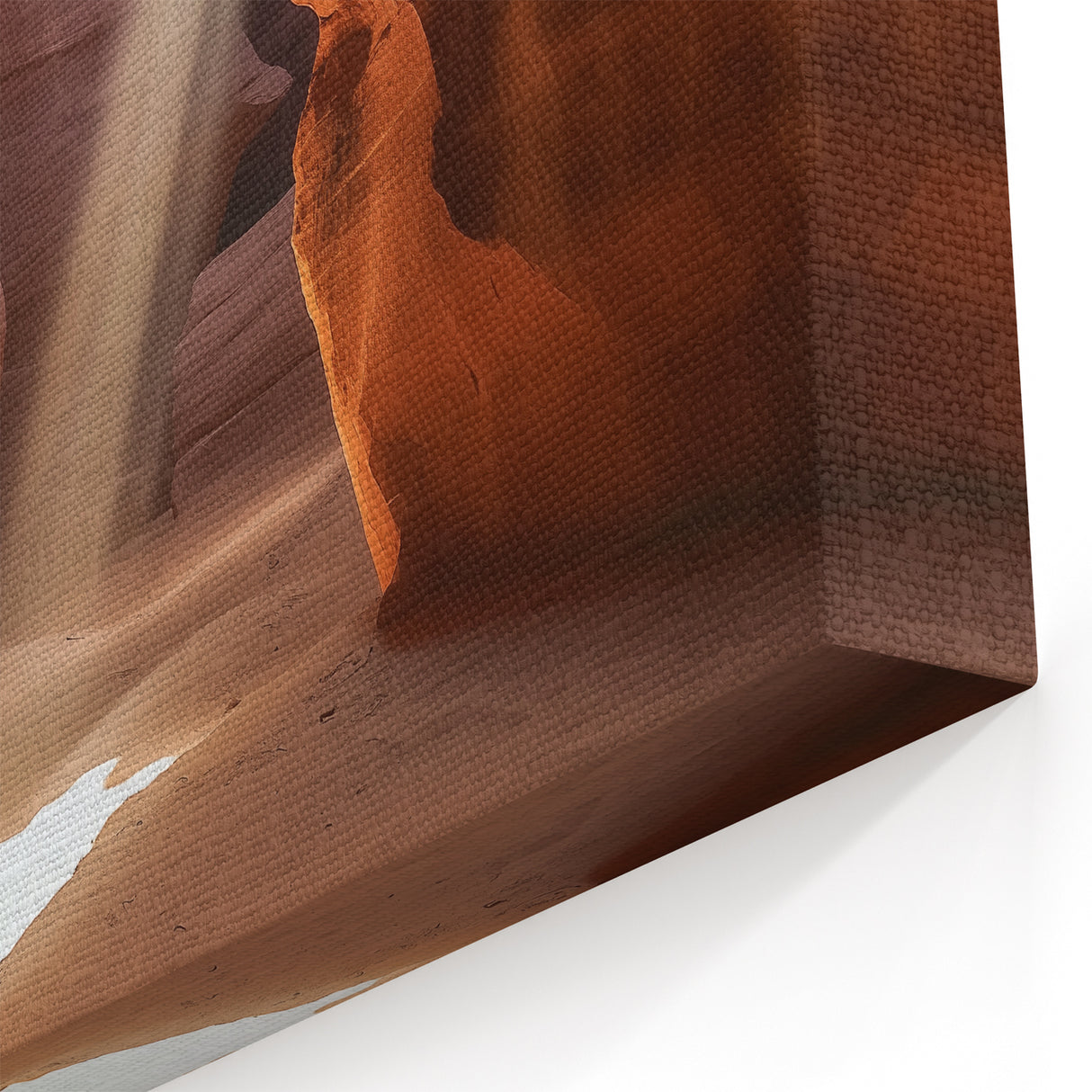 Canyon Light Beam Serenity - Peaceful Desert Landscape Wall Art