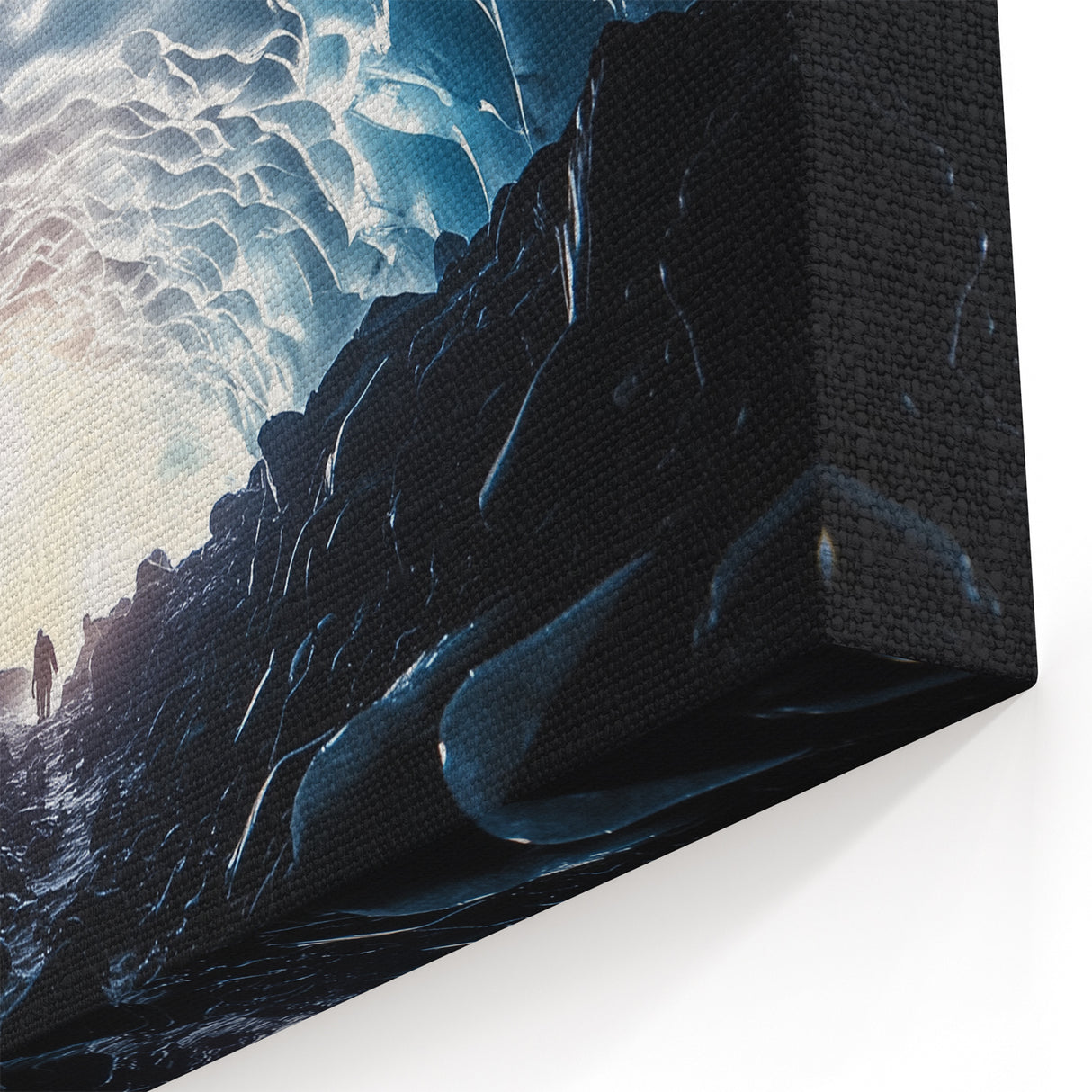 Blue Ice Cave Wall Art - Stunning Glacier Tunnel Photography Prints