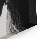 Black and White Cave Wall Art - Dramatic Monochrome Photography Prints