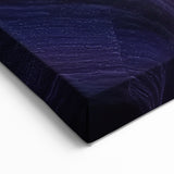 Vibrant Purple and Gold Canyon - Abstract Desert Wall Art