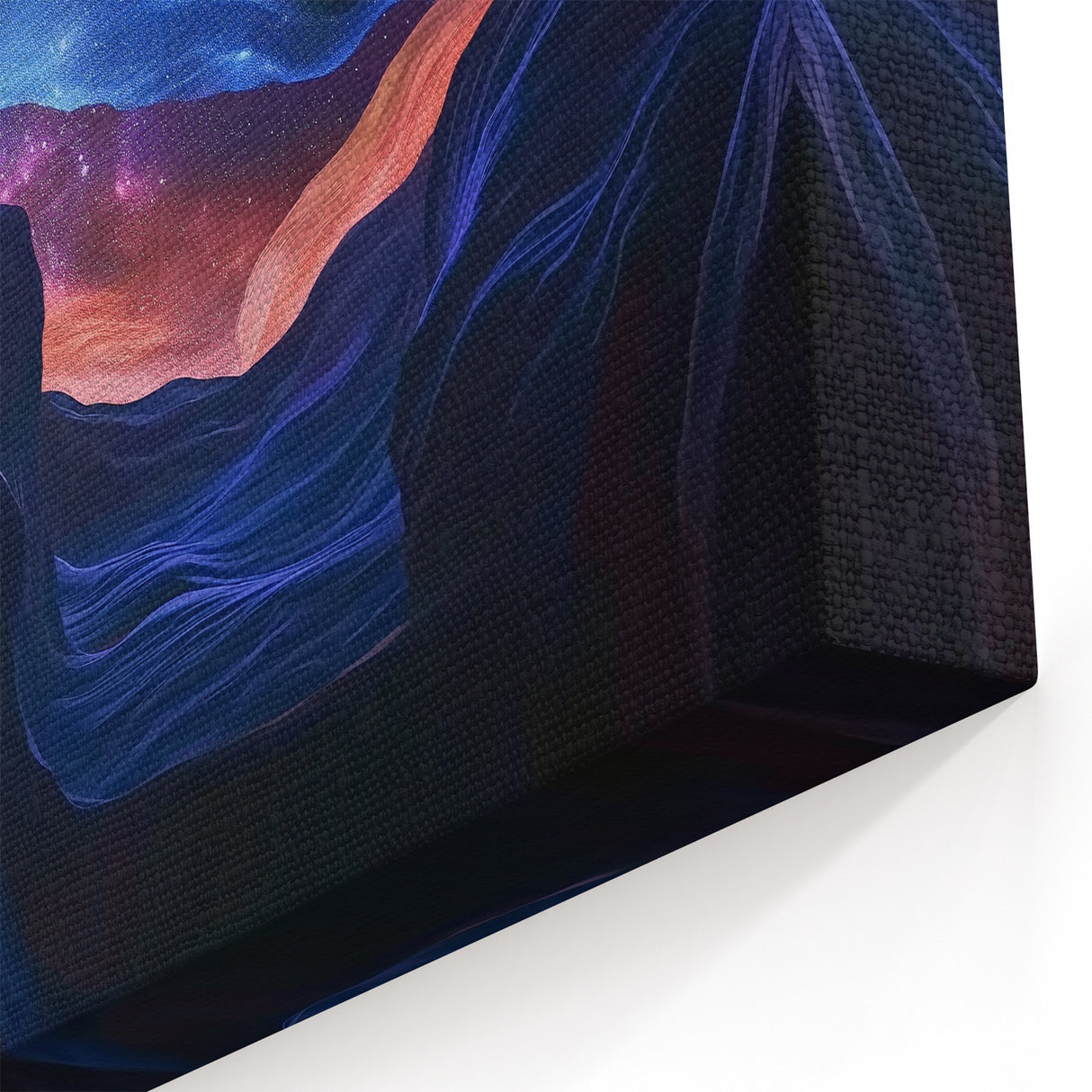 Starry Night Canyon Art Decor - Abstract Canyon Wall Art for Home