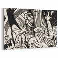 Modern Expressionism Wall Art | Abstract Black and White Print