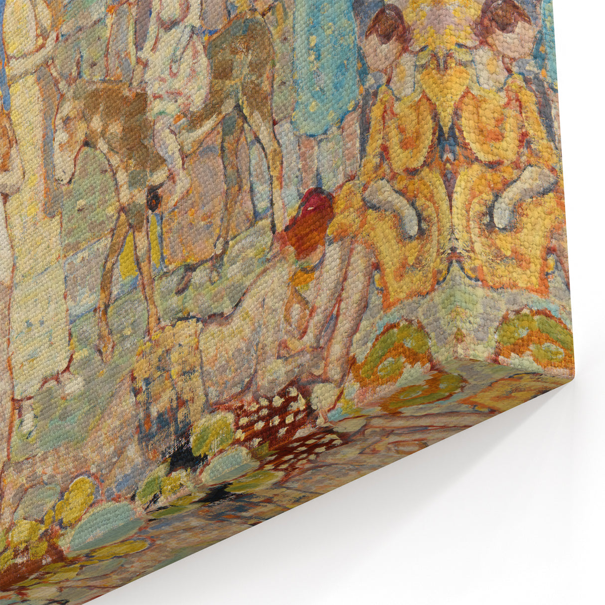 The Beach No. 3: Maurice Prendergast's Vibrant Post-Impressionist Art