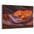 Swirling Canyon Elegance - Abstract Nature Wall Art for Modern Decor