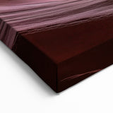 Swirling Canyon Elegance - Abstract Nature Wall Art for Modern Decor