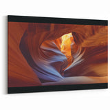 Golden Glow in Canyon - Nature's Sculptural Wall Art