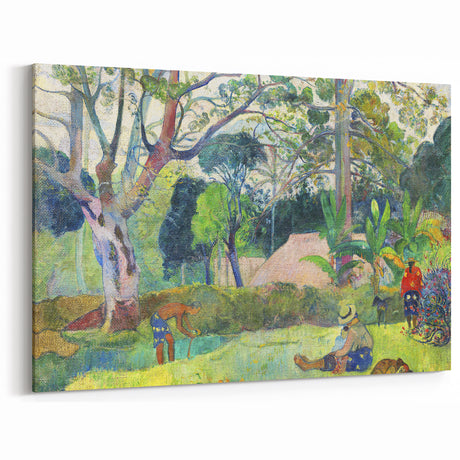 The Big Tree: Paul Gauguin's Vibrant Post-Impressionist Artwork