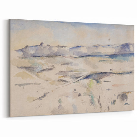 Impressionist Landscape Art - Cézanne's "Chaine de l'Étoile" Print