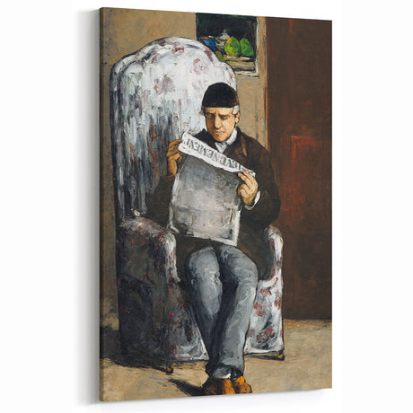 Impressionist Portrait Art - Cézanne's "The Artist's Father" Print