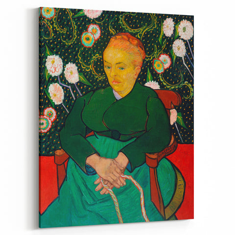 Impressionist Portrait Art - Van Gogh's "The Berceuse" Print