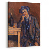 Impressionist Portrait Art - Cézanne's "The Drinker" Print