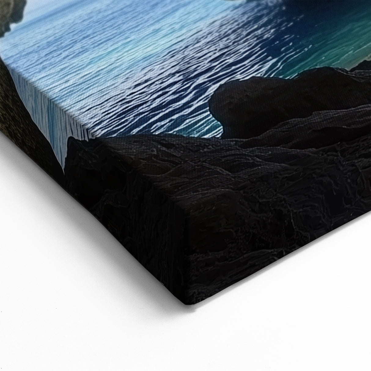 Scenic Ocean-View Cave Wall Art for Modern Spaces