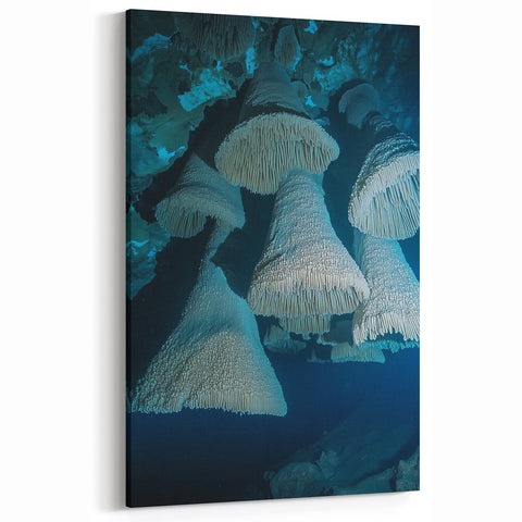 Natural Cave Stalagmite Wall Art - Captivating Underground Decor