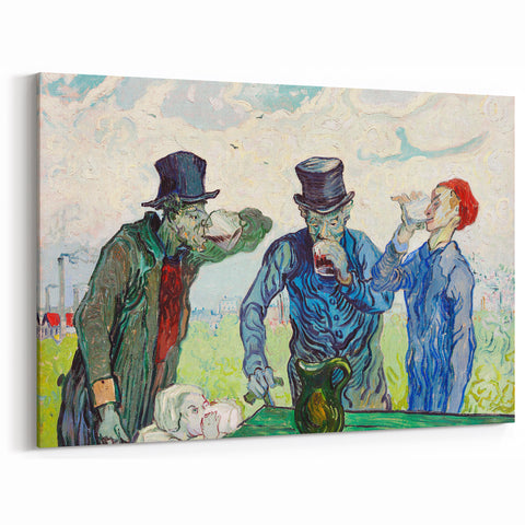 Impressionist Painting – The Drinkers by Vincent van Gogh Print