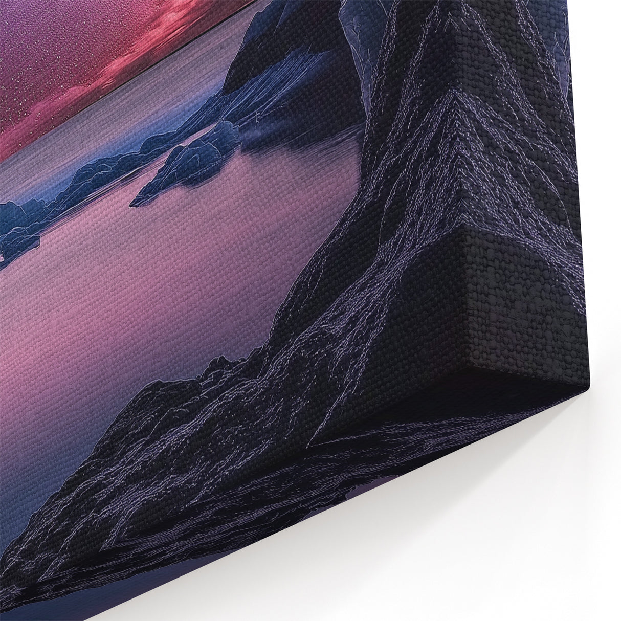 Scenic Cave Art - Starry Night Ice Cavern