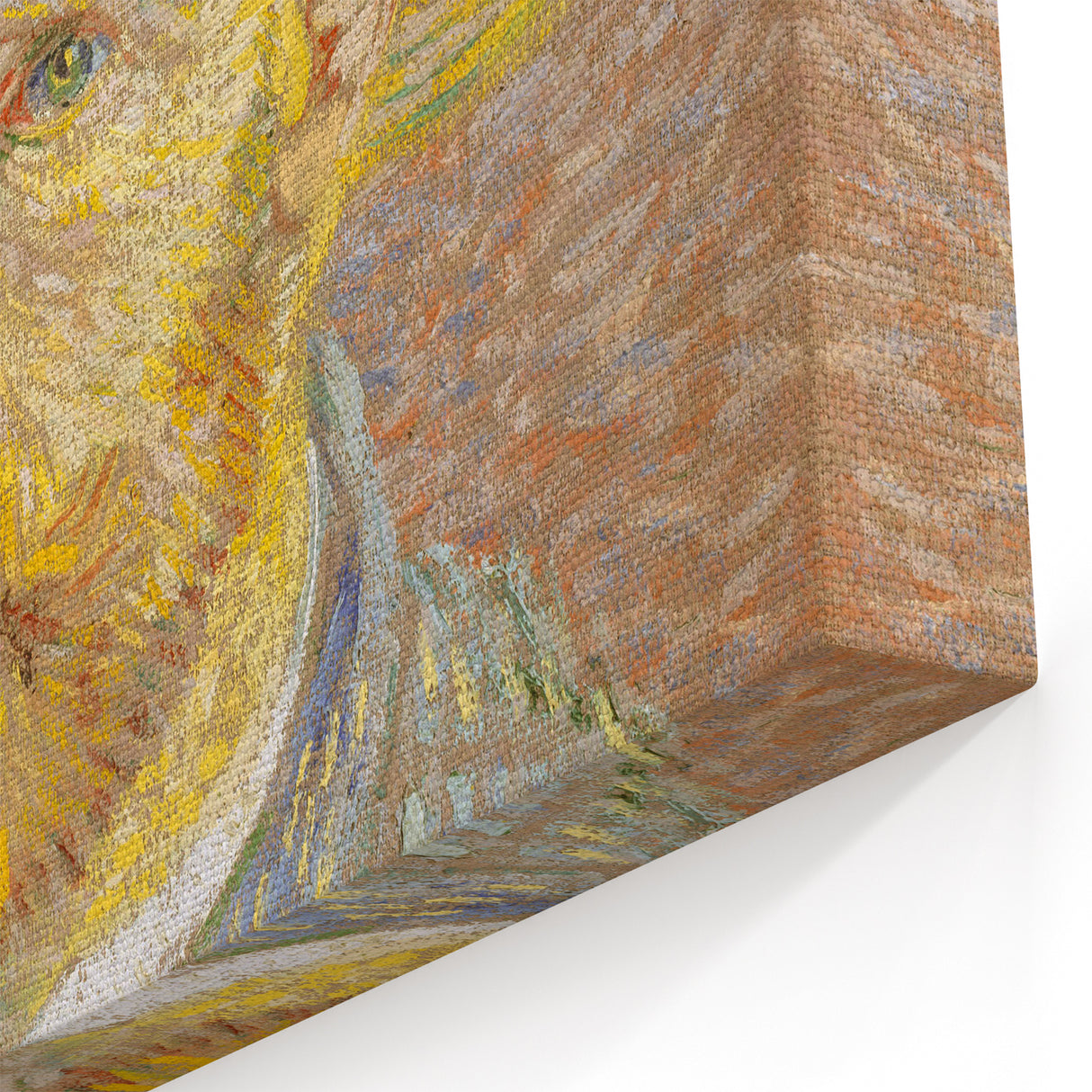 Vincent van Gogh Wall Art - Self-Portrait with Straw Hat Print