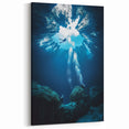 Scenic Cave Art - Underwater Diving Adventure