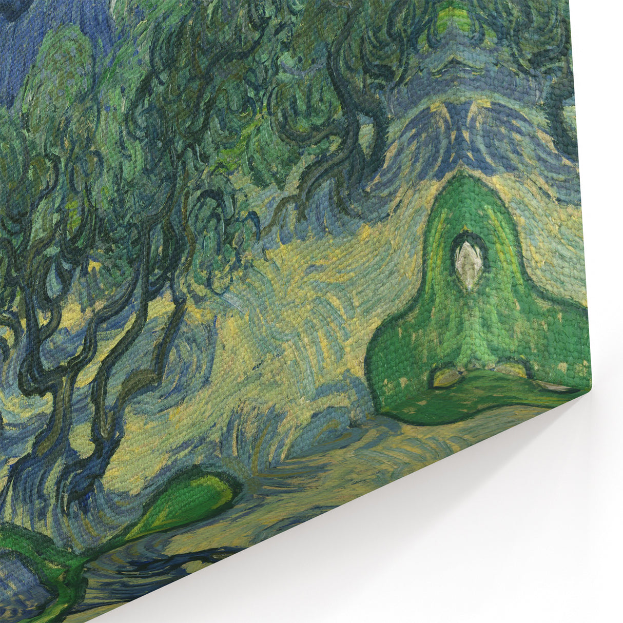 Famous Van Gogh Paintings - Olive Trees Under Blue Sky Wall Art