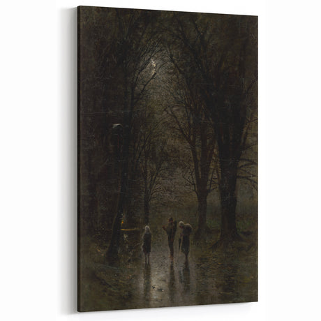 Modern Wall Art - Night Travelers | Moody Contemporary Landscape Print