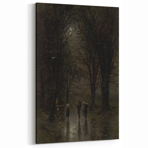 Modern Wall Art - Night Travelers | Moody Contemporary Landscape Print