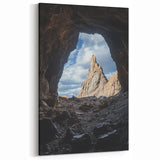 Majestic Rock View - Scenic Cave Photography Prints for Interiors