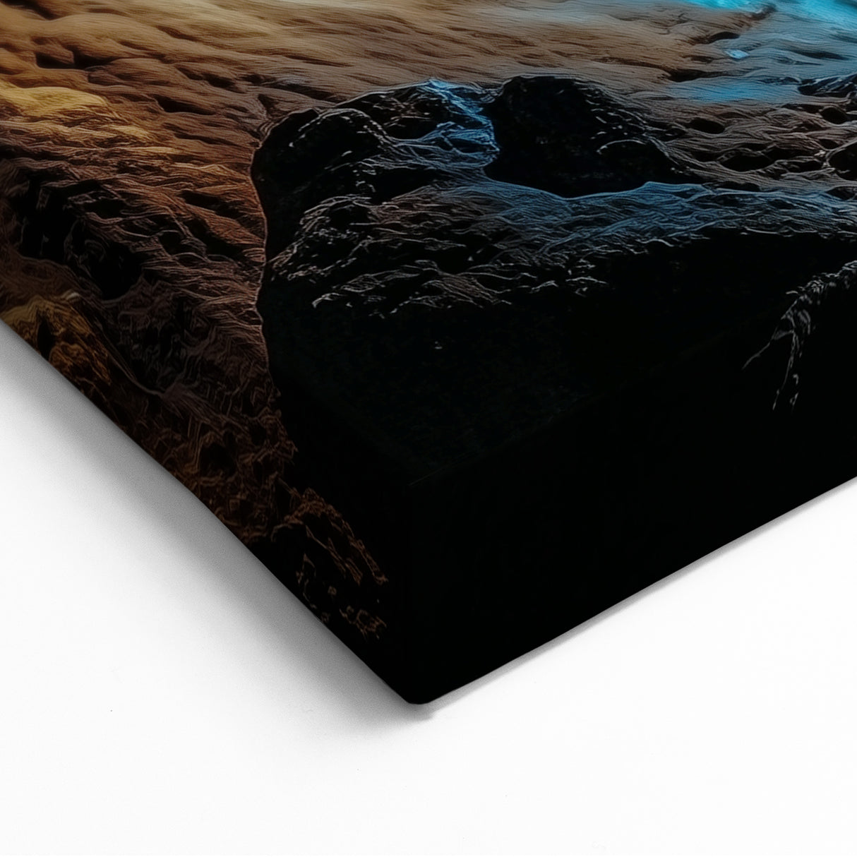 Mystical Blue Grotto - Scenic Cave Wall Art for Stunning Interiors