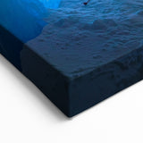 Aurora Ice Climb - Scenic Cave Wall Art for Adventurous Interiors