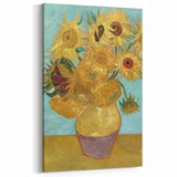 Van Gogh Canvas Prints - Sunflowers in a Yellow Vase Artwork