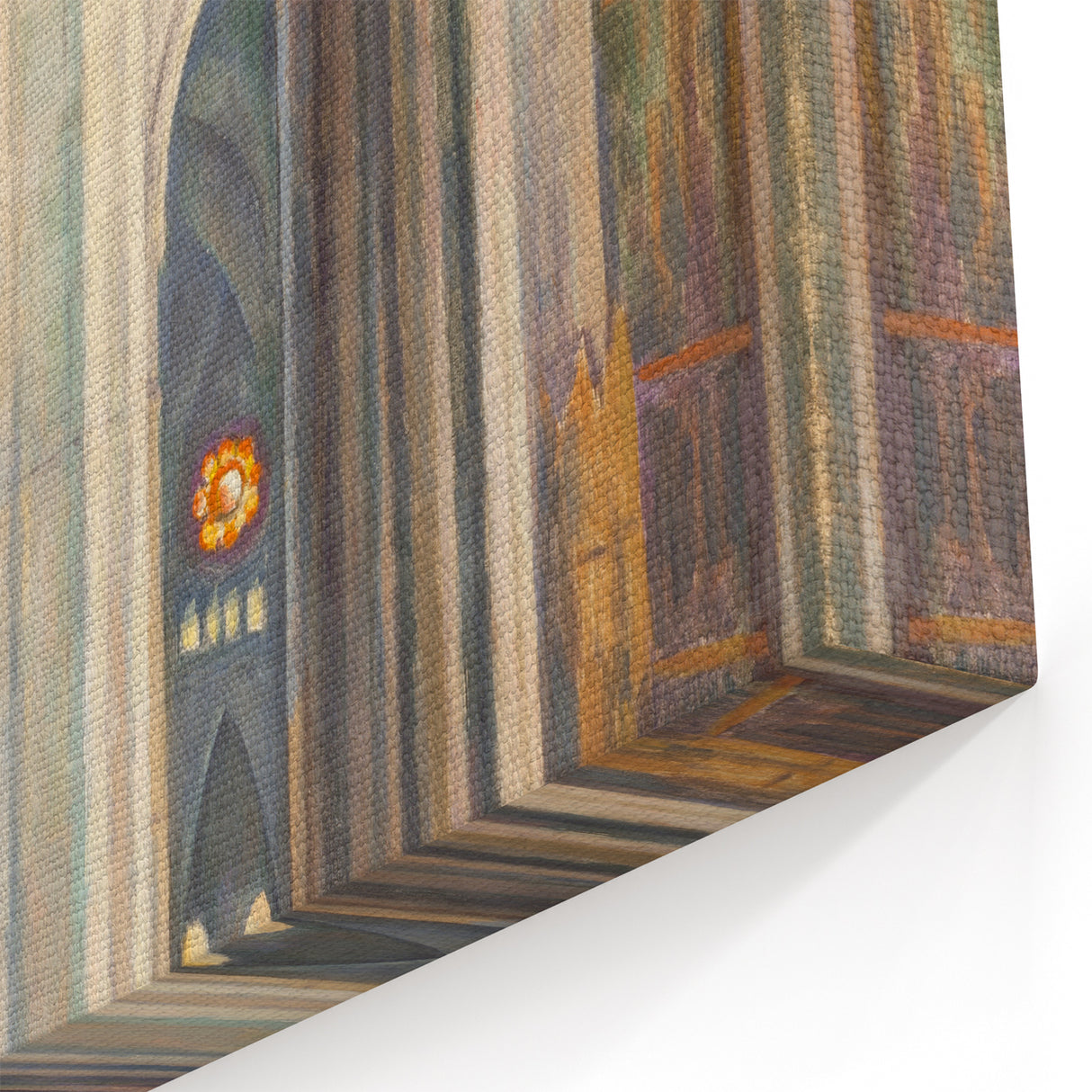 Modern Wall Art - Toledo Cathedral | Vibrant Architectural Masterpiece